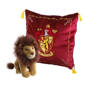 Gryffindor Red Accent Pillow